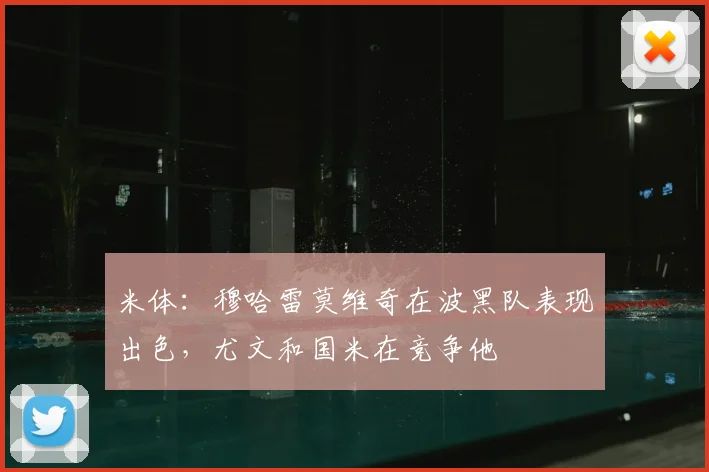 米体：穆哈雷莫维奇在波黑队表现出色，尤文和国米在竞争他
